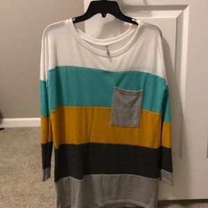 Color block Tunic